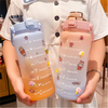 2 Liter Bouteille D Eau En Plastic Eco Friendly Gym Plastic Drinking Water Bottle With Straw