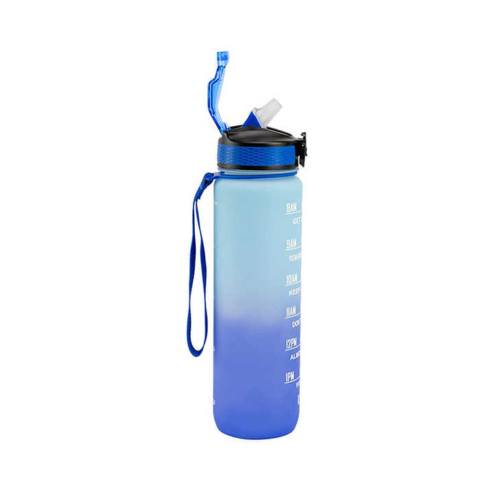 Bouteille Deau Logo Personnalize 1Liter Unique Plastic Sport Drinking Water Bottle Bpa Free for Summer Bottles