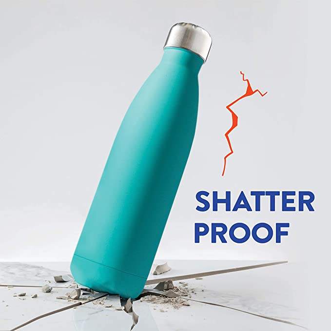 17oz Stainless Steel Water Bottles Double Wall Vacuum Reusable Water Bottles Leak Proof BPA-FREE Insulated Water Bottle