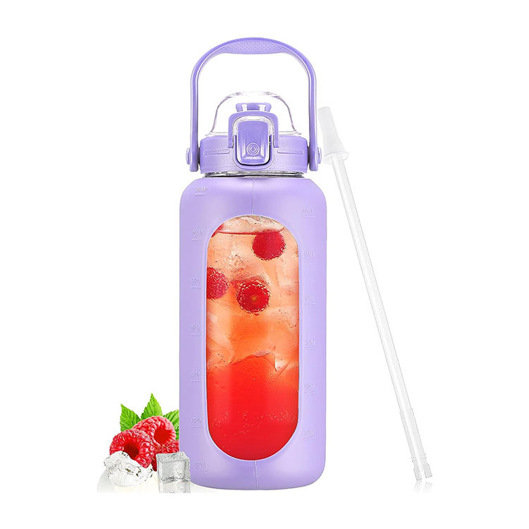 Botella Deporte Customizable Wholesale Portable Sport Water Bottle With Straw for Sports and Travel
