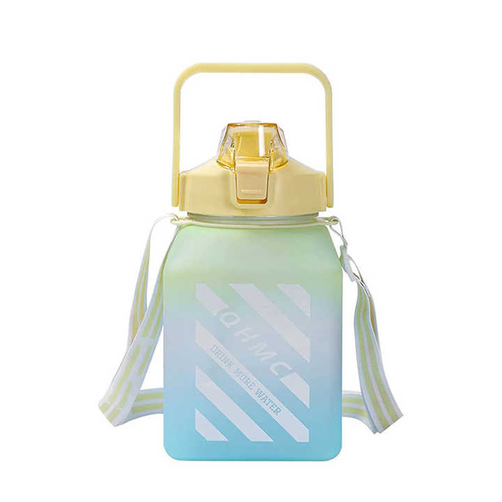 Botella De Agua Para Deporte Gallon Bottles With Custom Logo Square Plastic Bottle for Drinking Water Bottles