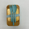 Hot Portable Leakproof Wooden Office Bento Box Bamboo Lid Fiber Plastic Lunch Box With Cutlery for Adults