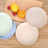 RPET Pratos Palha De Trigo Picnic Wheat Straw Fiber Bowl Biodegradable Dishes Plate Plates