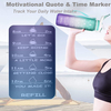 Good Quality Wholesale Portable 1000ml Large Capacity 32oz Gradient Paint Plastic Water Bottle