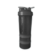 600Ml Wide Mouth Custom Gym Sports Bpa Free Plastic Shaker Water Bottle With Handle Capacity Scale