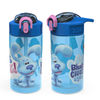 2024 Plastic Kids Water Bottle with Straw Cute Printing Child Drink Water Bottle