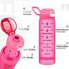 32oz Motivational Water Bottle with Time Marker Custom LOGO BPA Free Plastic Water Bottles Wholesale