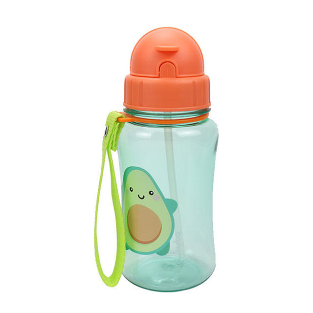 Custom Bpa Free 450Ml 16Oz Toddler Kids Plastic Drink Water Bottle With Cap
