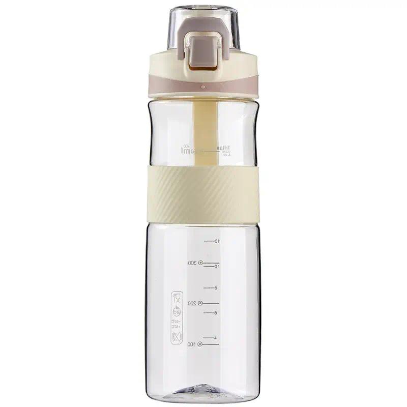 Garrafa De Agua De Plastico Wholesale Custom Logo 700Ml Sports Plastic Gym Drink Water Bottle Bottles