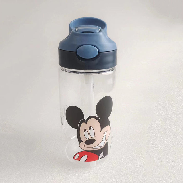 Botella De Agua Nino Eco Friendly Kids Children Plastic Tritan Water Bottle With Straw