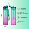Garrafinha De Agua Garrafa De Agua De 1 L Botella Plastico Wholesale Sports Motivational Water Bottle With Time 1 Liter