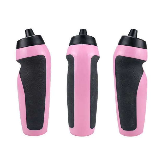 Bpa Free Custom Pink Hdpe 650Ml Squeeze Drink Bottle Sport Bicycle Bike Plastic Water Bottle