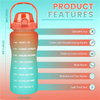 2023 New Design Bottiglia Motivazionale 64Oz 64 Oz Custom Personalised Motivational Sport Water Bottle With Time Marker