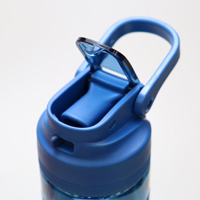 Custom BPA Free Eco-Friendly Portable Direct Drinking Plastic Tritan Sports Water Bottle with Handle with Custom Logo