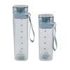 Bpa Free Botella De Agua Cuadrada Pink Square Shape Plastic Drink Water Bottles With Custom Logo