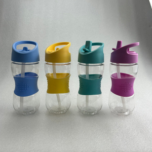 Sports High-value High Temperature Resistant Portable Food-grade Plastic Children Straw Water Bottle