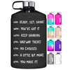 Custom Logo Wholesale Bpa Free 128 Oz 128Oz Motivational Tritan Plastic Gym Drink Bottle Water Bottle for Sport