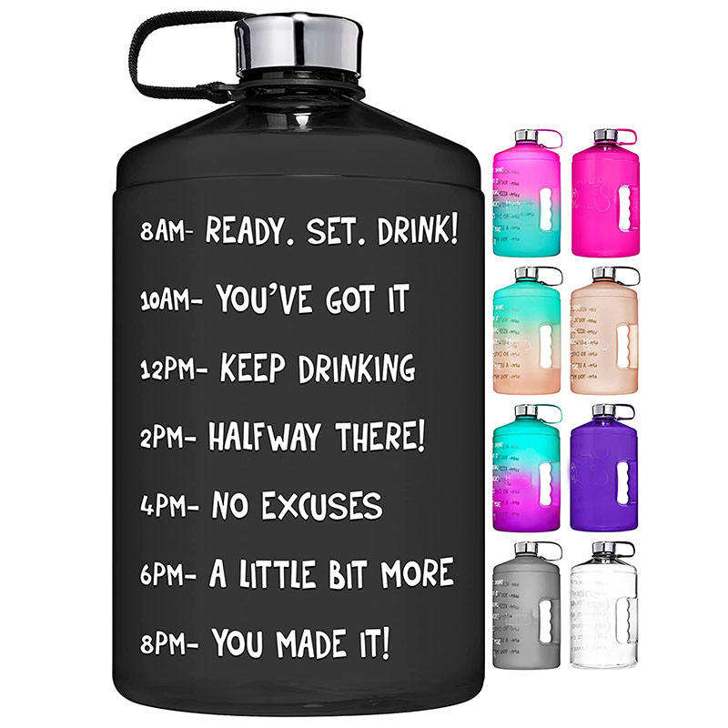 Custom Logo Wholesale Bpa Free 128 Oz 128Oz Motivational Tritan Plastic Gym Drink Bottle Water Bottle for Sport