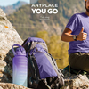 64 OZ 2L WATER BOTTLE Large Capacity Gym with Motivational Words Water Level Reminder to Drink Water