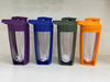 700Ml 0.7L Coloured Transparent Portable Bpa Free Plastic Fitness Gym Sports Shaker Bottle for Protein With Mixing Ball