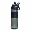 700Ml Simple Transparent Eco Friendly Plastic Bpa Free Plastic Sports Water Bottle With Protect Cover