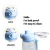 Large Capacity Progressive Color Water Cup High Temperature Resistant Direct Drinking Pot Sports Fitness Straw Cup