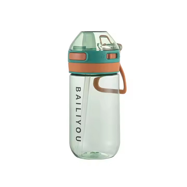 Custom Tritan Drink Water Bottles Customized Plastic Bottle Fashion Design Manufacture with Bounce Straw Lid