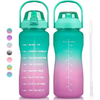 2200 Ml Cheap Premium Plastic Sport Bpa Free Motivational Water Bottles Bottle for Sports With Handgrip