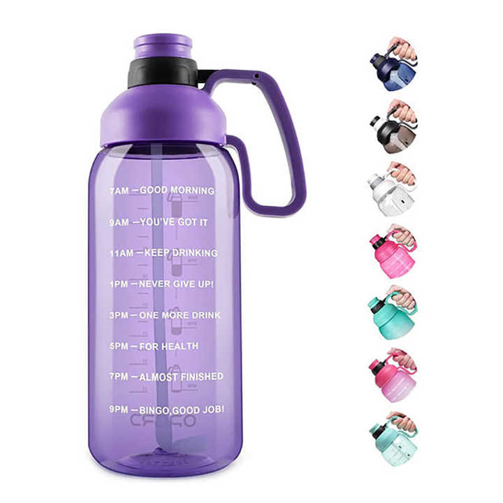 2.2L Plastic Portable Water Bottle Sports Water Bottle Plastic Jug