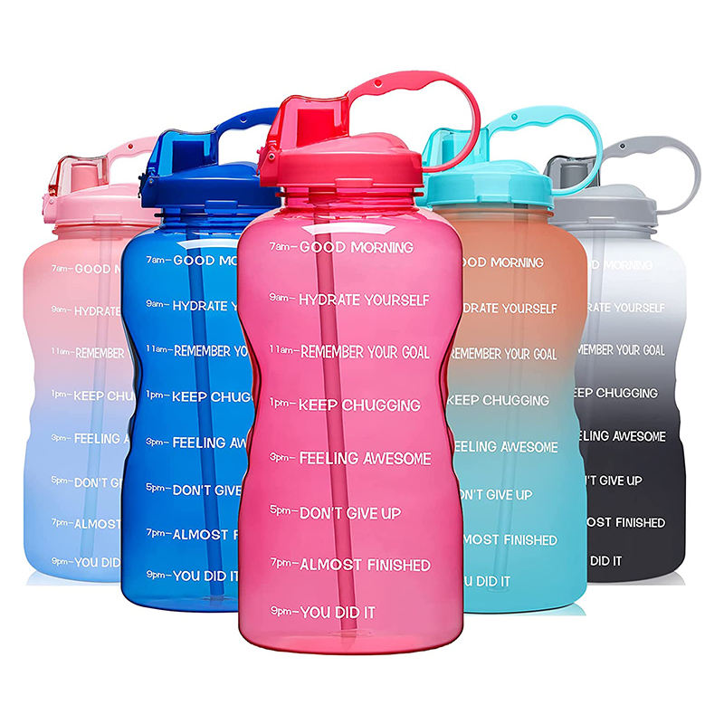 Creative Straw Plastic Water Bottle 2 Liter PC Plastic Sports Water Bottle6 Creative Straw Plastic Water Bottle 2 Liter