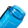Gym Sport Bottle Custom Logo Plastic 1L Reusable Time Marker Bpa-free Water Bottles