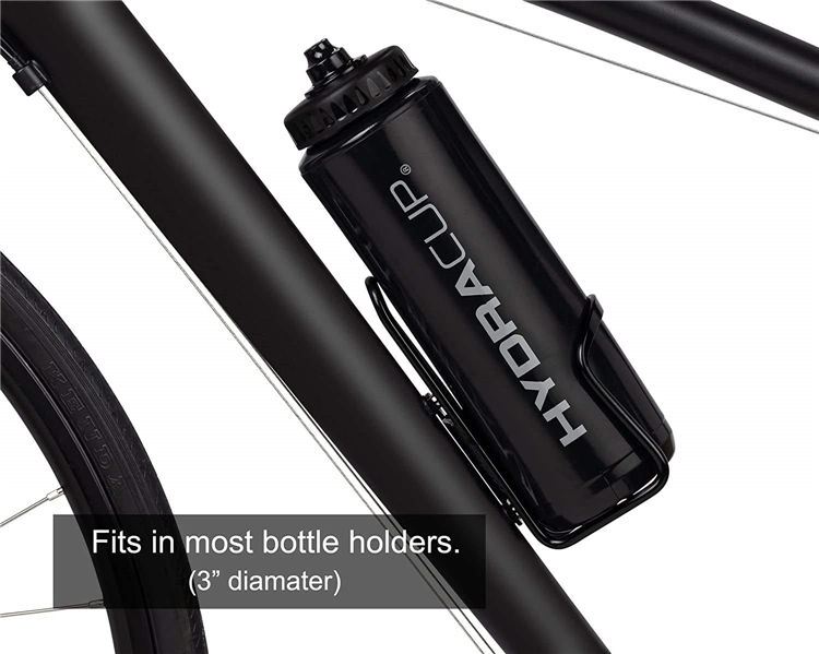 Bpa Free Drink Bottle 32Oz 32 Oz Bicycle Soft Black Squeeze Plastic Gym Sports Water Bottles With Custom Logo