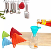Portable Multifunctional Silicone Telescopic Funnel Folding Funnel Kitchen Oil Funnel