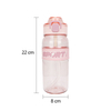 Wholesale 2024 800ml BPA Free Motivational Sports Plastic Water Bottle for Kids with Straw