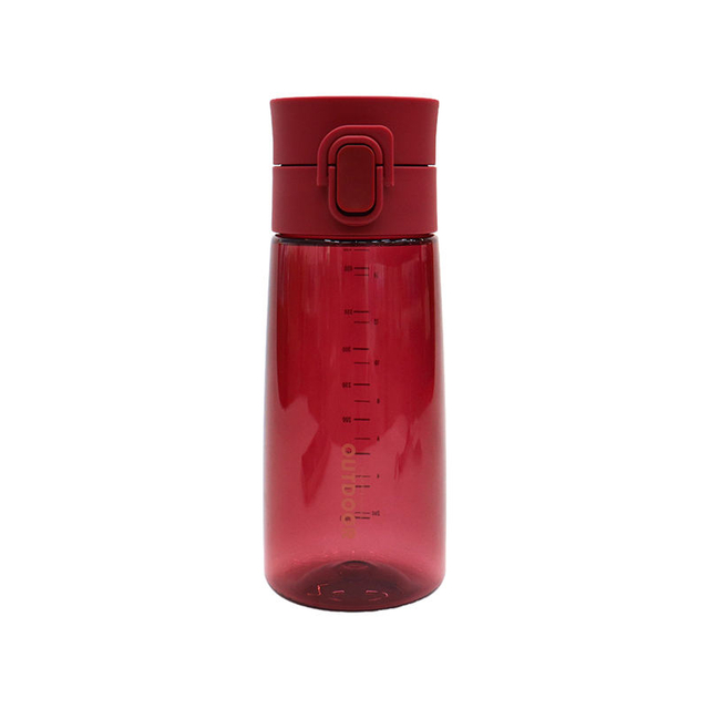 Good Quality Free Sample Travel Drinking Transparent Plastic Shaker Sport Water Bottle With Customized Brand