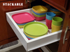 Customized Design Toddler Baby Kid Feeding Cartoon Bamboo Fiber Dinnerware Sets Dishwasher Safe Plate Bowl Cup Spoon Fork Set