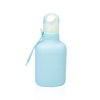 Wholesale 500Ml Portable Folding Water Bottle Sport Foldable Silicone Collapsible Bottle With Handle