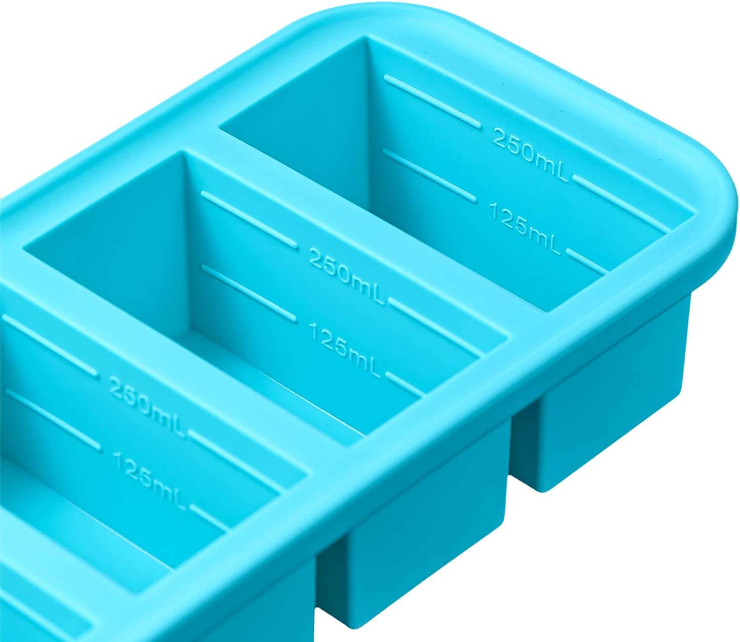 BPA-Free Large Freeze Food Soup Broth Sauce and Any Liquids Silicone Freezing Baking Tray With Lid