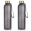 Free Shipping Water Bottle With Time Marker 32 OZ, 1 Liter, Water Bottles