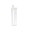 Custom 850Ml Large Transparent Leak Proof Plastic Bubble Tea Water Drink Bottle With Lid Straw
