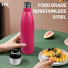 Bpa Free Bouteille Isotherme Inox 500Ml 17Oz Sport Sublimation Insulated Double Wall Stainless Steel Water Bottles With Custom L