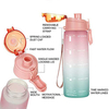1L Fitness Tritan Sk Bpa Free Plastic Protein Custom logo Motivational Water Bottle for Sport