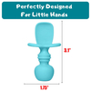 Perfect Baby Led Weaning Utensils Set Silicone Bibs Suction Divided Plate Spoons 3 PCS Silicone Baby Feeding Set
