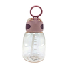 High Quality 600Ml Custom Reusable Children'S Clear Plastic Drinking Water Bottles With Straw