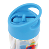 300ml Kids Water Drinking Bottle with Straw Tritan BPA Free Leakproof Custom Pattern Water Bottle for School