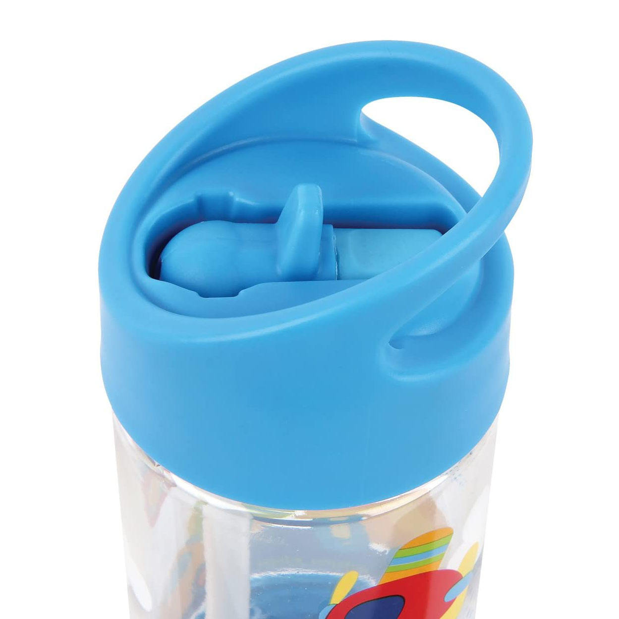 300ml Kids Water Drinking Bottle with Straw Tritan BPA Free Leakproof Custom Pattern Water Bottle for School