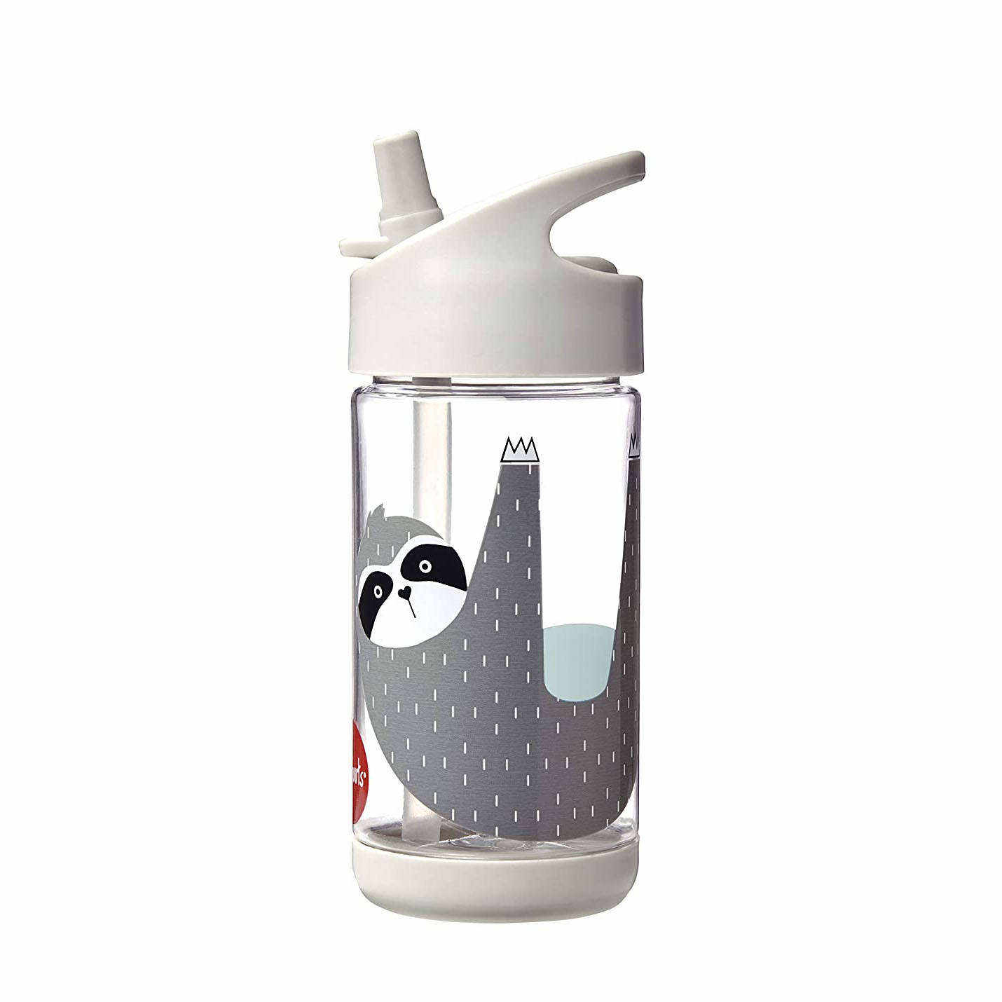 BPA Free Plastic Cartoon Baby Water Bottle With Straw Kids