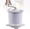 Manual Washing Machine Portable Hand Cranked Manual Clothes Non-Electric Washing Machine and Spin Dryer, Counter Top Washer/Dry
