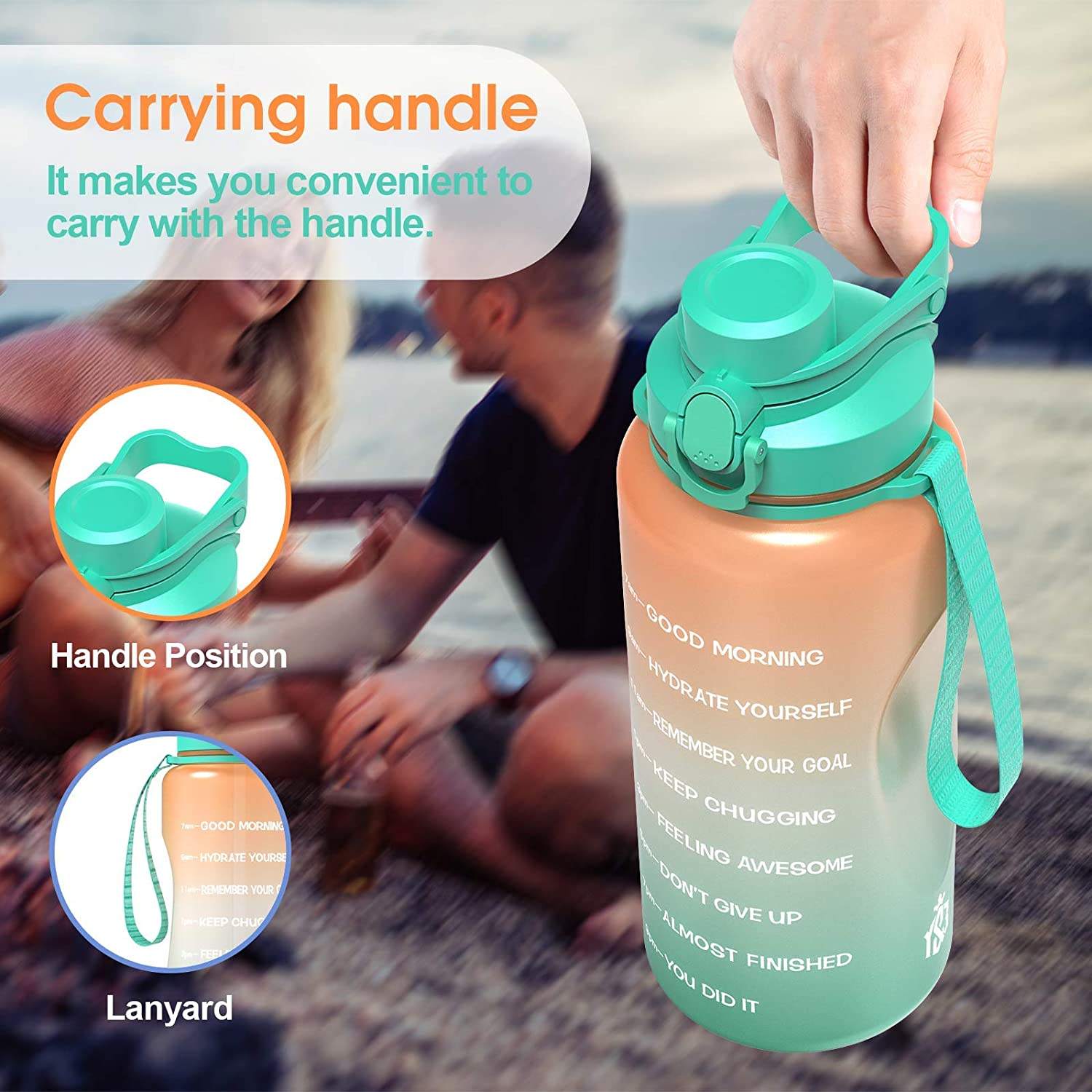 Made Clear Plastic Water Bottles Wholesale Bpa Free Eastman Tritan Sports Plastic Water Bottle with Straw