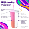 High Quality Custom Color 24 Oz 24Oz Reusable Studded Coffee Tumbler Tumblers With Straw Lid